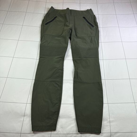 Duluth Trading Co Pants Womens 8 Green Flexpedition Skinny Nylon Hiking Pull On - Picture 2 of 11